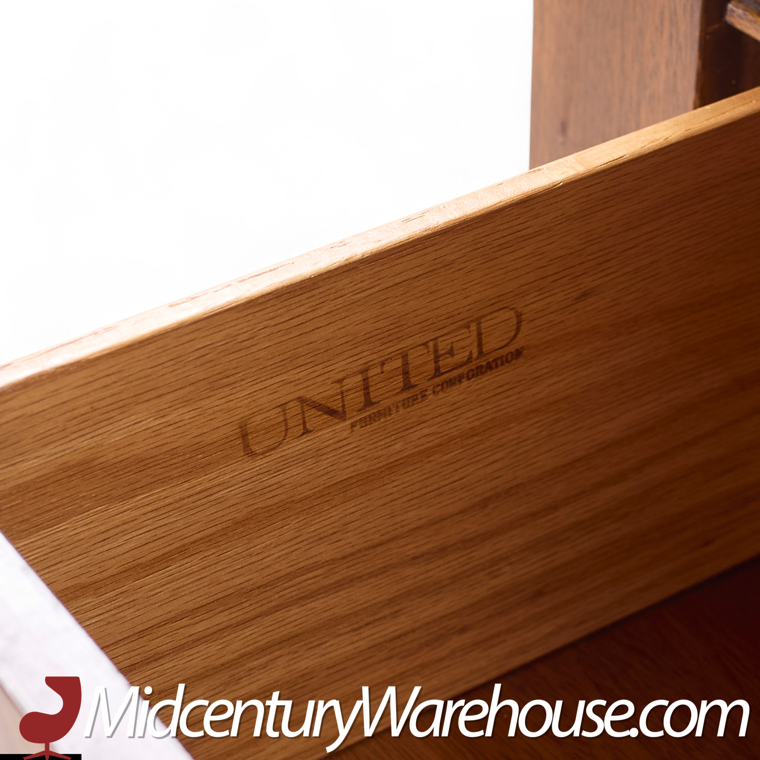 United Tiki Brutalist Mid Century Walnut Gentleman’s Chest Highboy Dresser