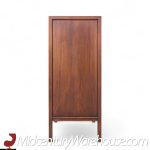 United Tiki Brutalist Mid Century Walnut Gentleman’s Chest Highboy Dresser