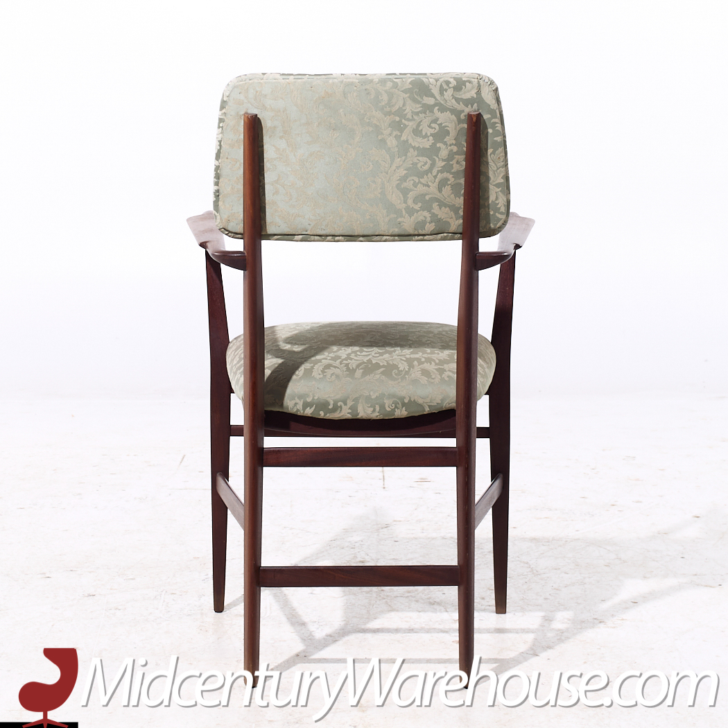 Vittorio Dassi Mid Century Italian Teak Dining Chairs - Set of 4