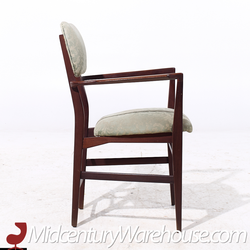 Vittorio Dassi Mid Century Italian Teak Dining Chairs - Set of 4