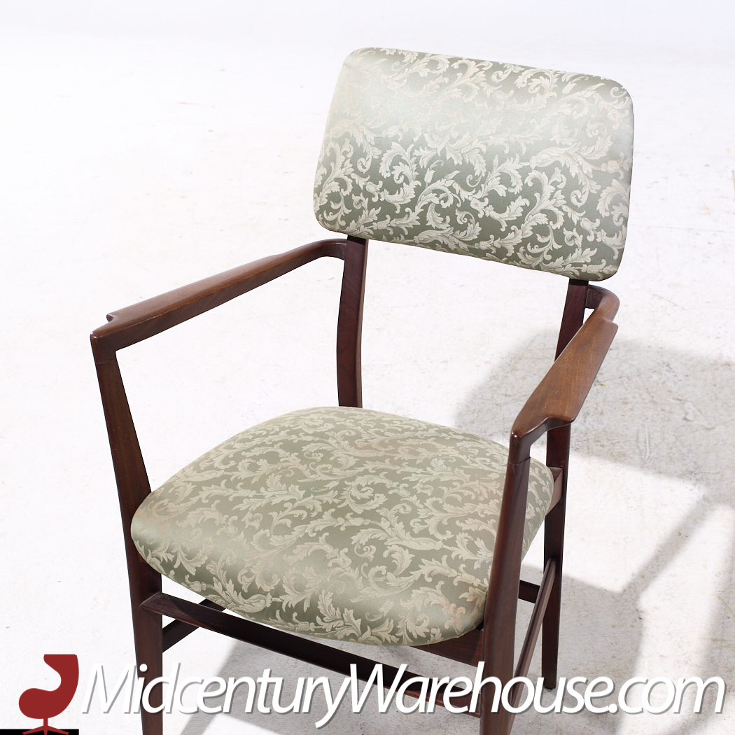 Vittorio Dassi Mid Century Italian Teak Dining Chairs - Set of 4