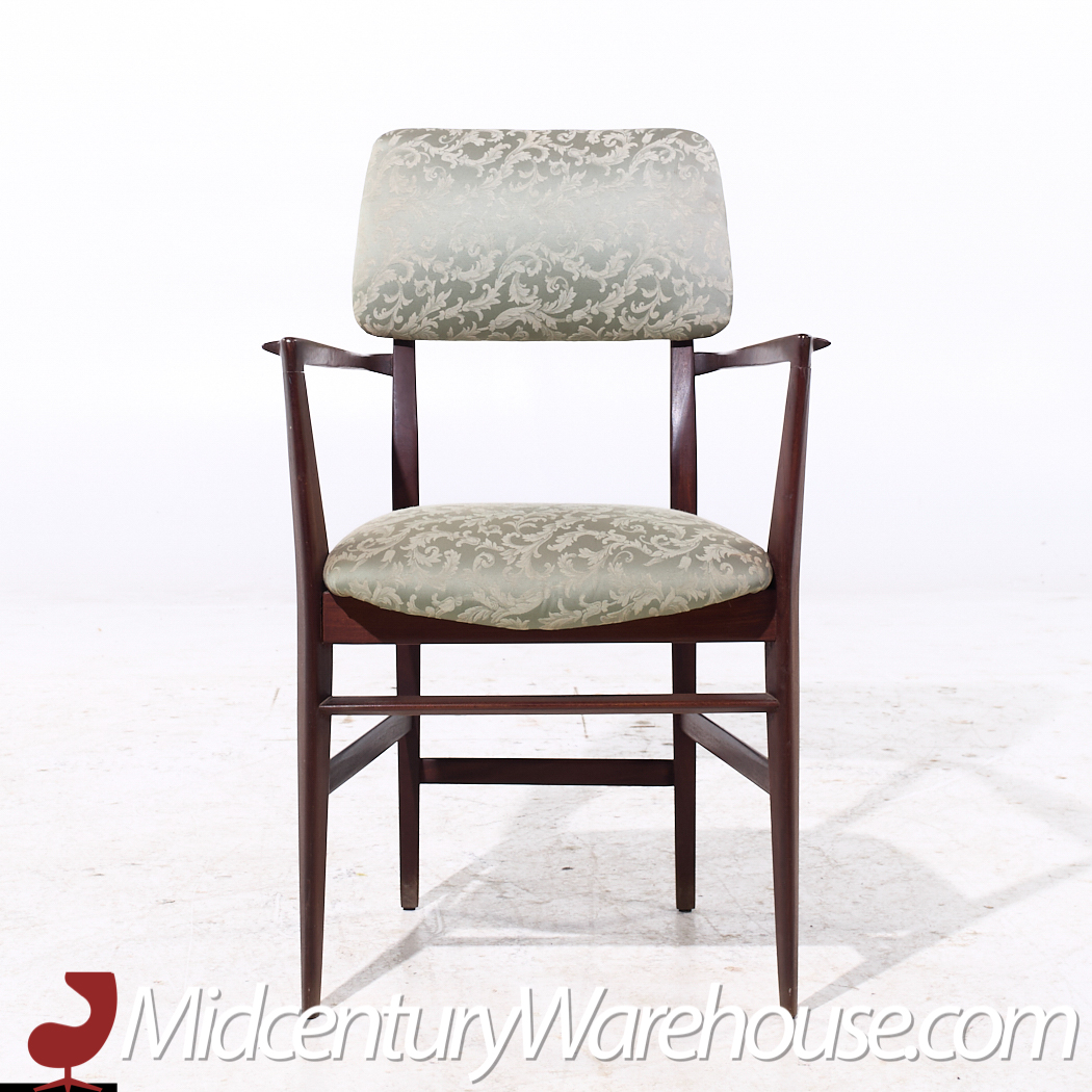 Vittorio Dassi Mid Century Italian Teak Dining Chairs - Set of 4