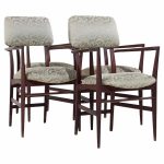 Vittorio Dassi Mid Century Italian Teak Dining Chairs - Set of 4 | Mid Century Modern Furniture - Mid Century Furniture Chicago Vittorio Dassi Mid Century Italian Teak Dining Chairs - Set of 4