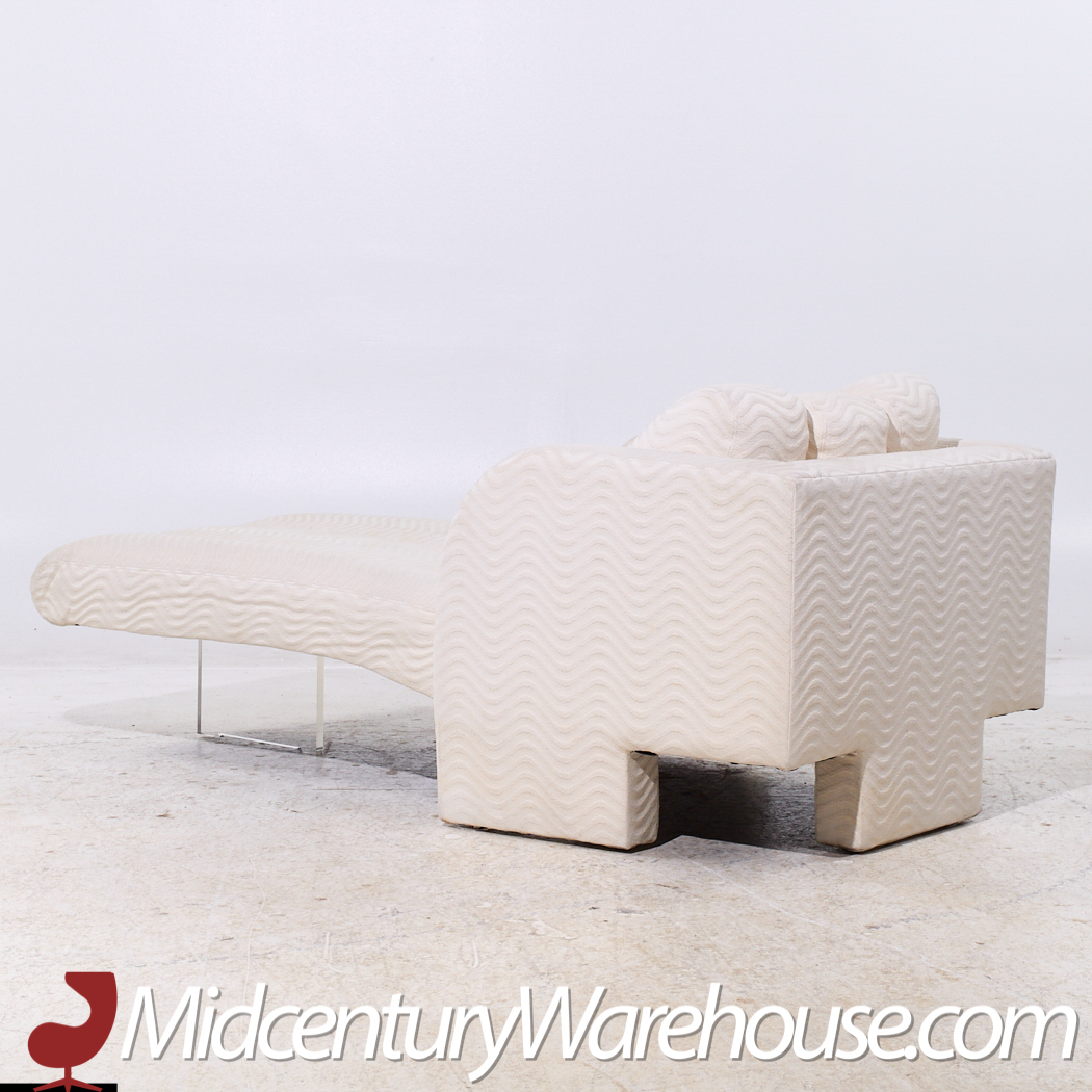 Vladimir Kagan Model 7530 Deco Chaise Lounge Chair