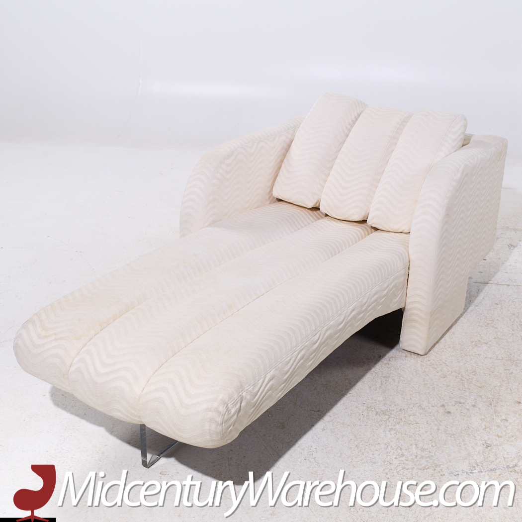 Vladimir Kagan Model 7530 Deco Chaise Lounge Chair