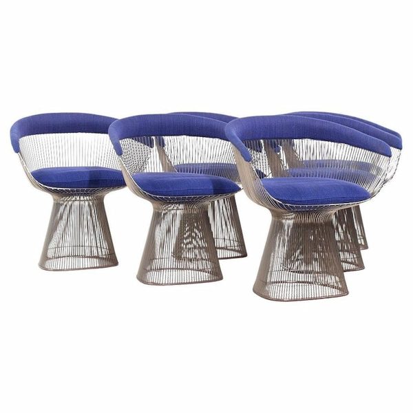Warren Platner for Knoll Mid Century Dining Chairs - Set of 6