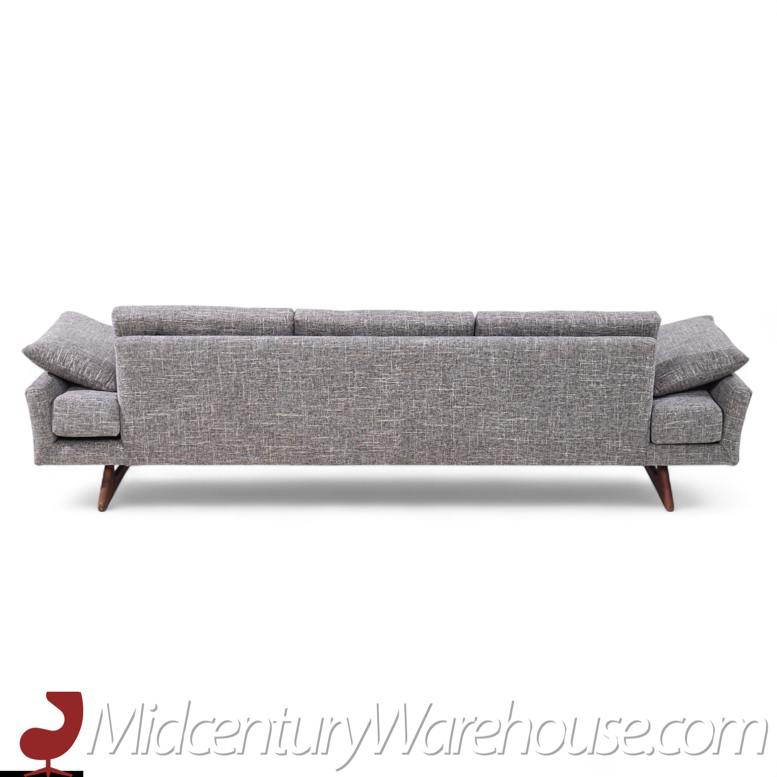 Adrian Pearsall for Craft Associates Mid Century Walnut Gondola Sofa