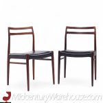 Alf Aarseth for Gustav Bahus Mid Century Rosewood Dining Chairs - Pair | Mid Century Modern Furniture - Mid Century Furniture Chicago Alf Aarseth for Gustav Bahus Mid Century Rosewood Dining Chairs - Pair