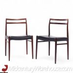 Alf Aarseth for Gustav Bahus Mid Century Rosewood Dining Chairs - Pair | Mid Century Modern Furniture - Mid Century Furniture Chicago Alf Aarseth for Gustav Bahus Mid Century Rosewood Dining Chairs - Pair