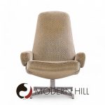 Alf Svensson for Dux Mid Century Swedish Contourette Roto Swivel Lounge Chairs - Pair | Mid Century Modern Furniture - Mid Century Furniture Chicago Alf Svensson for Dux Mid Century Swedish Contourette Roto Swivel Lounge Chairs - Pair