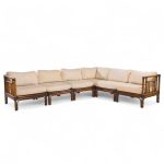 Baker Mcguire Mid Century Rattan Sectional Sofa | Mid Century Modern Furniture - Mid Century Furniture Chicago Baker Mcguire Mid Century Rattan Sectional Sofa