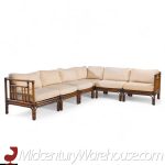 Baker Mcguire Mid Century Rattan Sectional Sofa | Mid Century Modern Furniture - Mid Century Furniture Chicago Baker Mcguire Mid Century Rattan Sectional Sofa