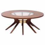 Broyhill Brasilia Mid Century Cathedral Walnut Coffee Table | Mid Century Modern Furniture - Mid Century Furniture Chicago Broyhill Brasilia Mid Century Cathedral Walnut Coffee Table