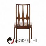 Broyhill Brasilia Mid Century Walnut Dining Chairs - Set of 6