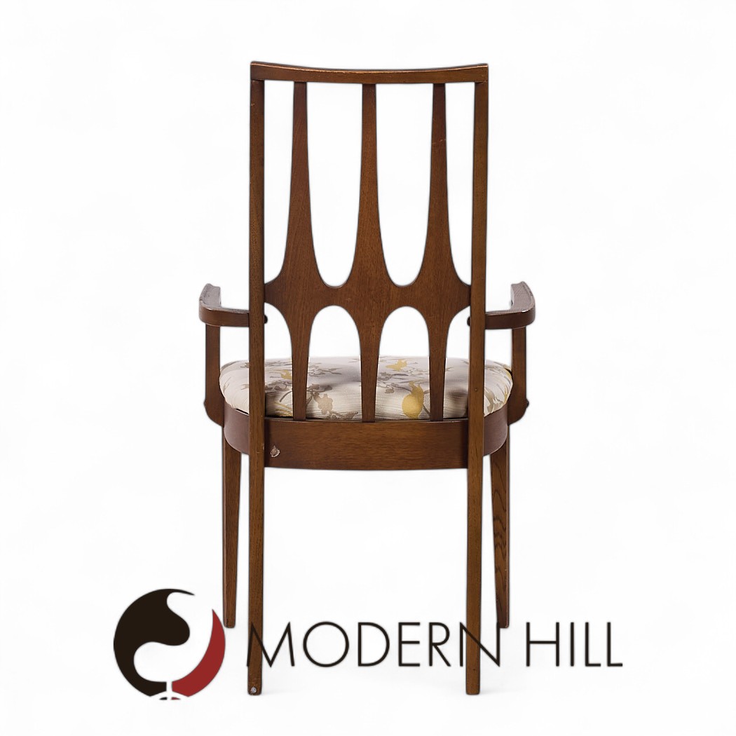 Broyhill Brasilia Mid Century Walnut Dining Chairs - Set of 6