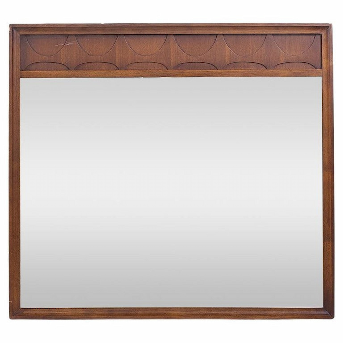 Broyhill Brasilia Mid Century Walnut Mirror