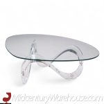 Charles Hollis Jones Mid Century Lucite Infinity Coffee Table | Mid Century Modern Furniture - Mid Century Furniture Chicago Charles Hollis Jones Mid Century Lucite Infinity Coffee Table