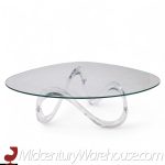 Charles Hollis Jones Mid Century Lucite Infinity Coffee Table | Mid Century Modern Furniture - Mid Century Furniture Chicago Charles Hollis Jones Mid Century Lucite Infinity Coffee Table