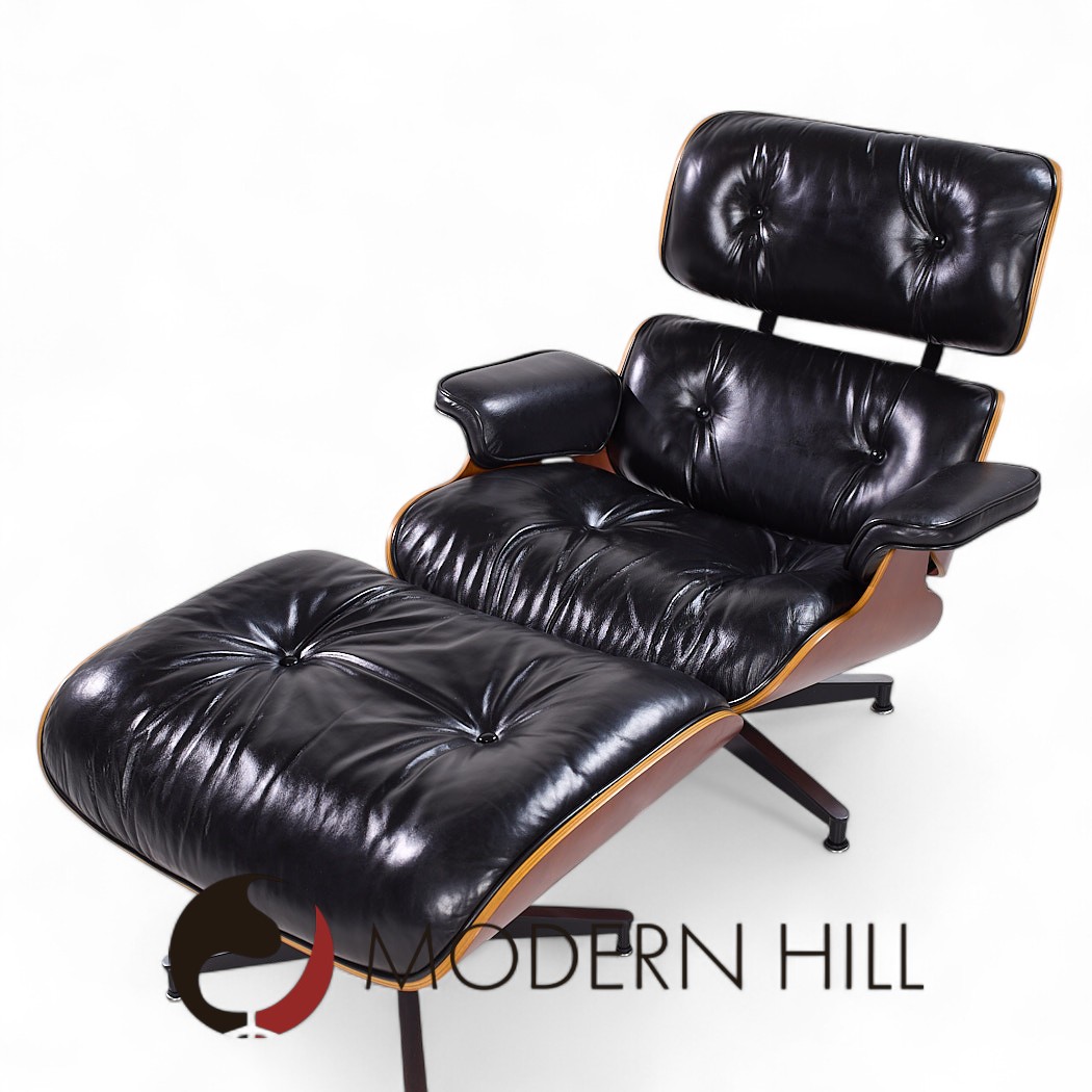 Charles and Ray Eames for Herman Miller Mid Century Lounge Chair with Ottoman