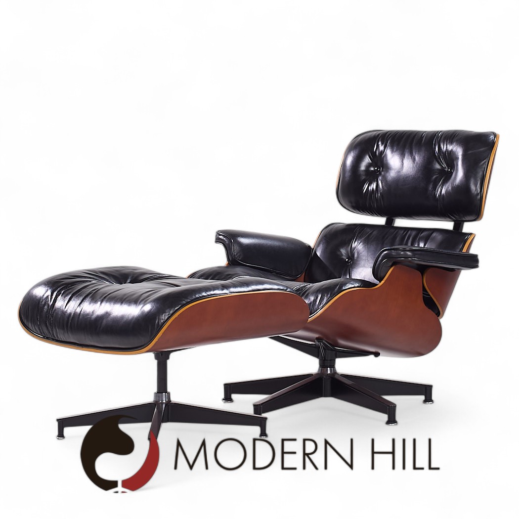 Charles and Ray Eames for Herman Miller Mid Century Lounge Chair with Ottoman