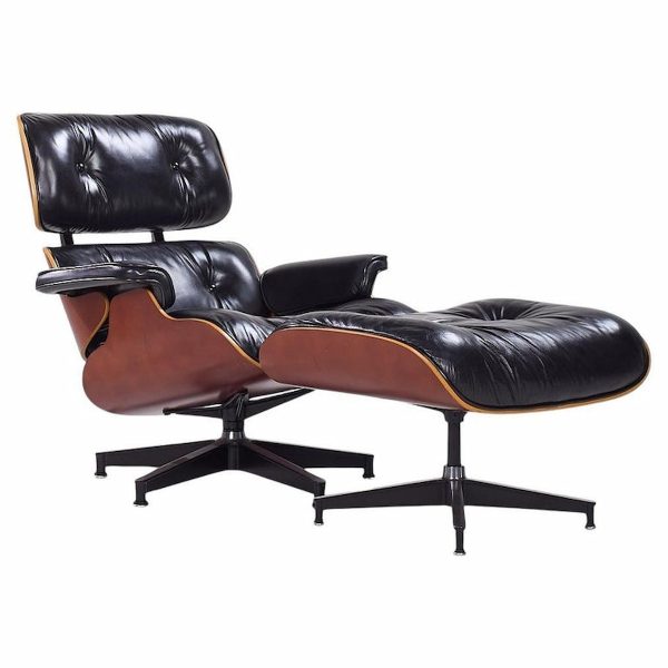 Charles and Ray Eames for Herman Miller Mid Century Lounge Chair with Ottoman