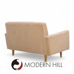 Early Florence Knoll Mid Century Mohair Settee Sofa | Mid Century Modern Furniture - Mid Century Furniture Chicago Early Florence Knoll Mid Century Mohair Settee Sofa