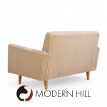 Early Florence Knoll Mid Century Mohair Settee Sofa | Mid Century Modern Furniture - Mid Century Furniture Chicago Early Florence Knoll Mid Century Mohair Settee Sofa