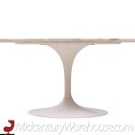 Eero Saarinen for Knoll Mid Century 96-inch Oval Marble Tulip Dining Table