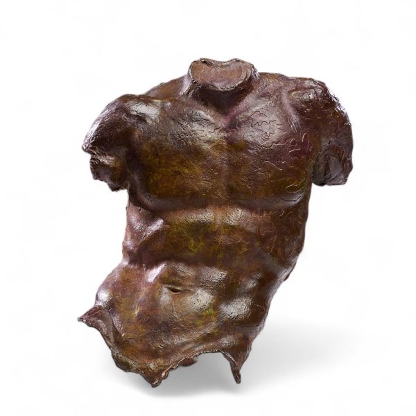 Gary Weisman Mid Century Wall Hung Bronze Torso
