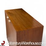George Nelson for Herman Miller Mid Century Basic Cabinet Series Walnut Two Door Cabinet - Pair