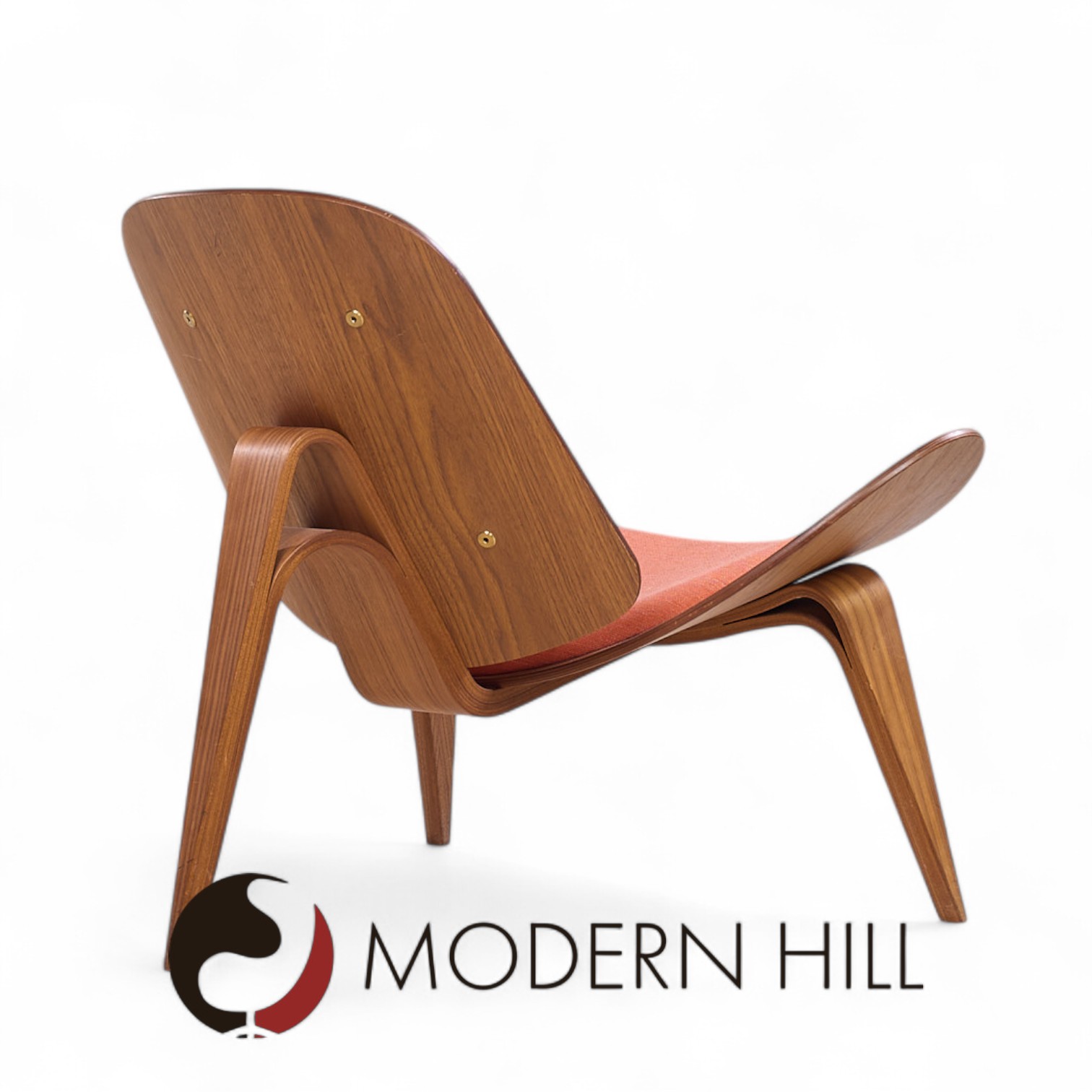 Hans Wegner for Carl Hansen Ch07 Mid Century Walnut Shell Chairs - Pair
