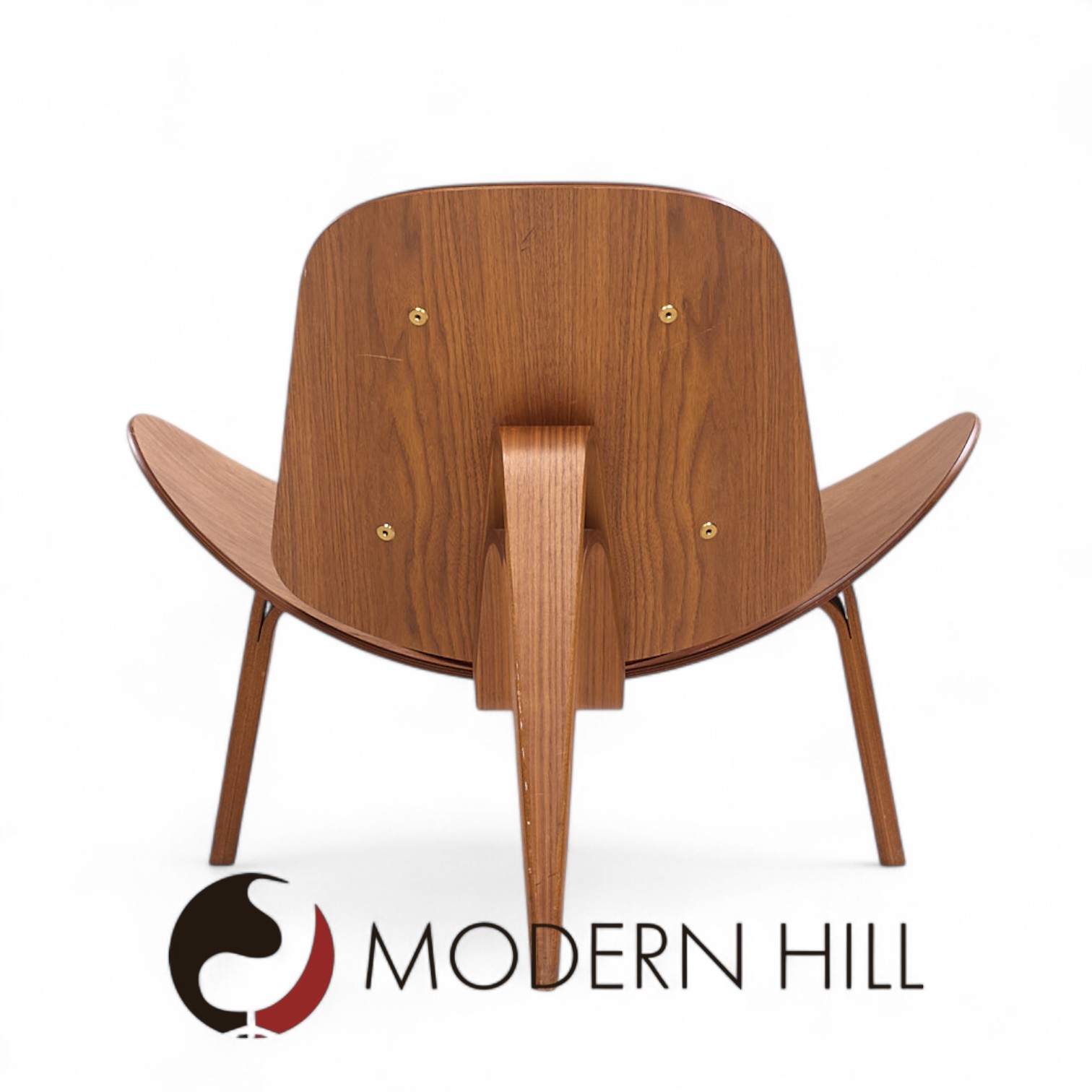 Hans Wegner for Carl Hansen Ch07 Mid Century Walnut Shell Chairs - Pair