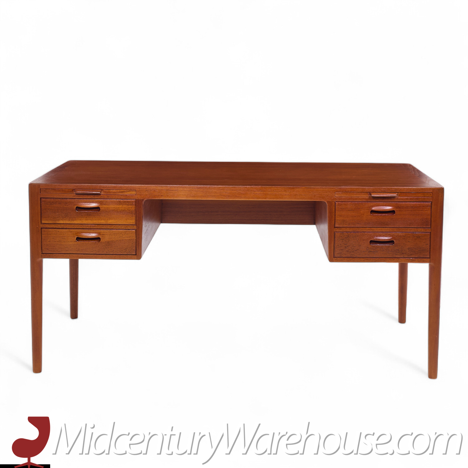 Hans Wegner for Johannes Hansen Model 573 Mid Century Danish Teak Desk