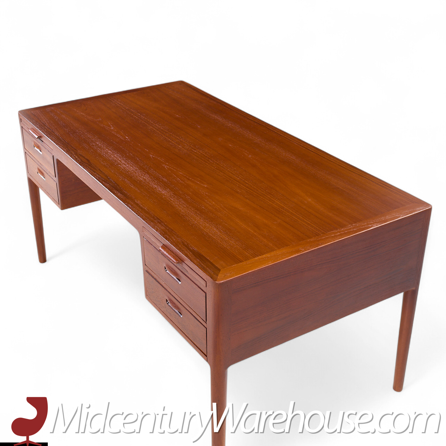 Hans Wegner for Johannes Hansen Model 573 Mid Century Danish Teak Desk