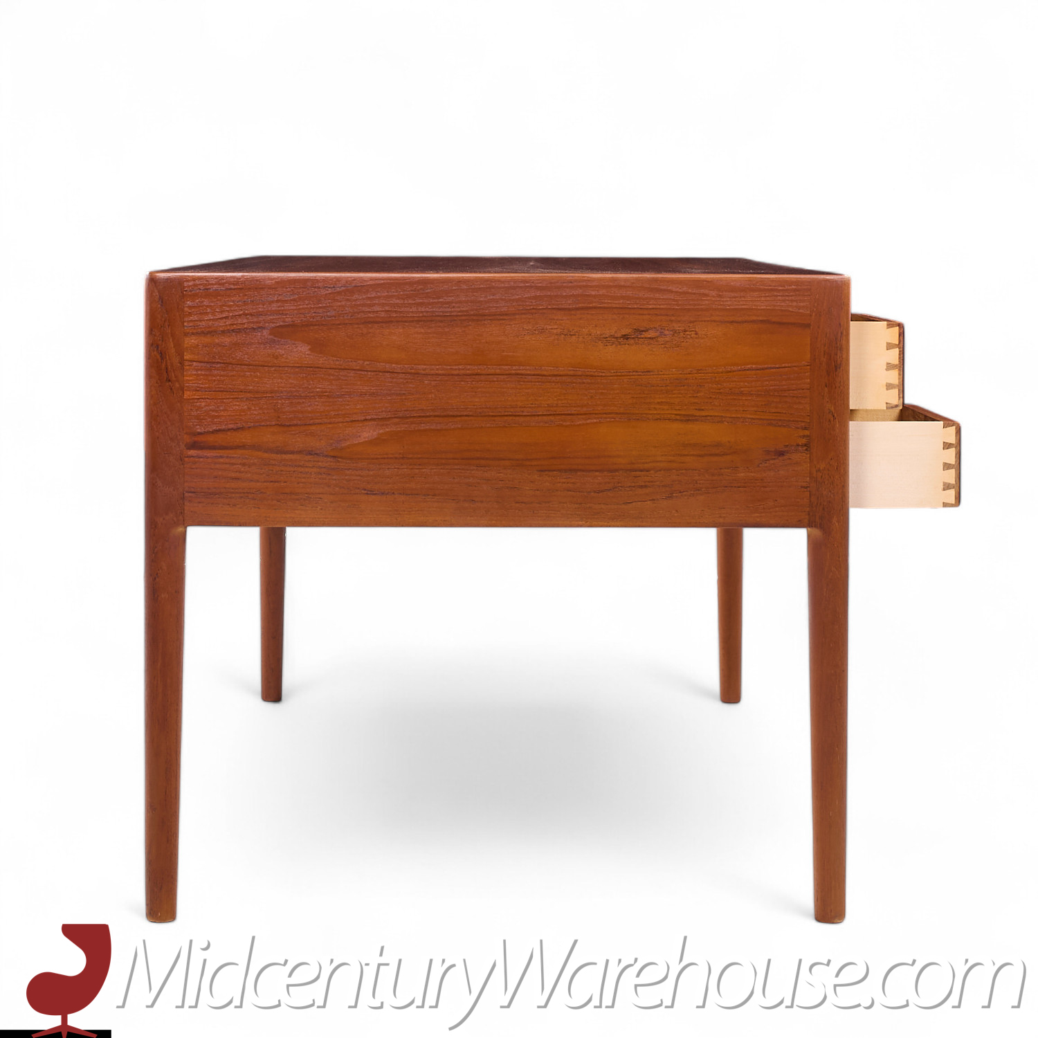 Hans Wegner for Johannes Hansen Model 573 Mid Century Danish Teak Desk