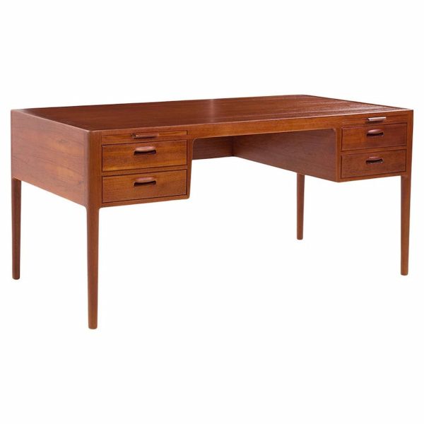 Hans Wegner for Johannes Hansen Model 573 Mid Century Danish Teak Desk