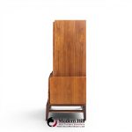 helen hobey baker mid century walnut highboy dresser