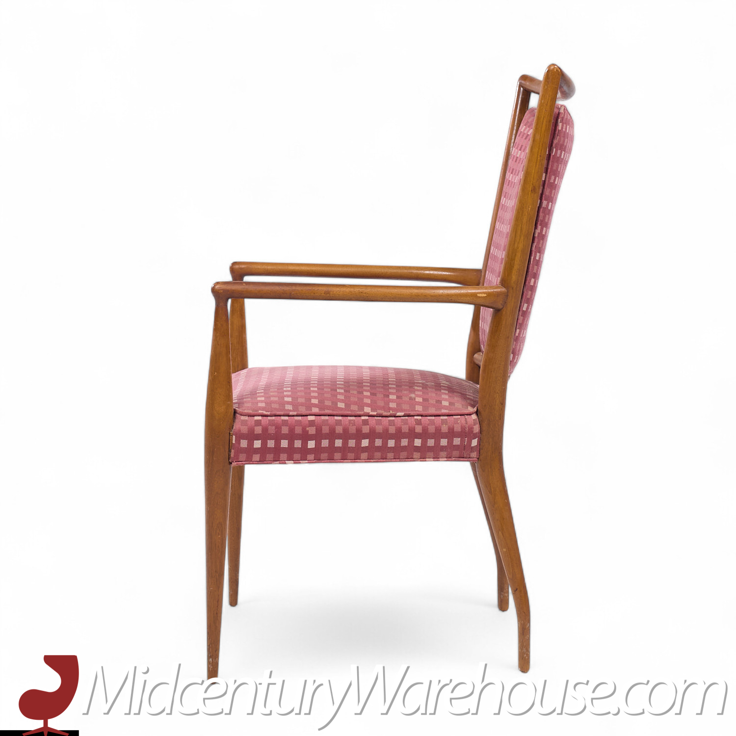 J. Stuart Clingman for Widdicomb Mid Century Walnut Dining Chairs - Set of 6
