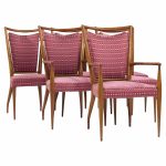 J. Stuart Clingman for Widdicomb Mid Century Walnut Dining Chairs - Set of 6