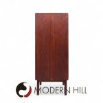 Jack Cartwright for Founders Mid Century Walnut Highboy Dresser