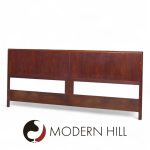 Jack Cartwright for Founders Mid Century Walnut King Headboard