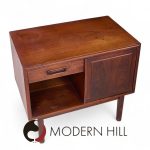 Jack Cartwright for Founders Mid Century Walnut Nightstands - Pair