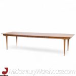 John Widdicomb Mid Century Walnut Expanding Dining Table with 3 Leaves This Table Measures: 68 Wide X 44 Deep X 29 Inches High, with a Chair Clearance of 25.5 Inches, Each Leaf Measures 18 Inches Wide, Making a Maximum Table Width of 122 Inches when All Three Leaves Are Utilized | Mid Century Modern Furniture - Mid Century Furniture Chicago John Widdicomb Mid Century Walnut Expanding Dining Table with 3 Leaves This Table Measures: 68 Wide X 44 Deep X 29 Inches High, with a Chair Clearance of 25.5 Inches, Each Leaf Measures 18 Inches Wide, Making a Maximum Table Width of 122 Inches when All Three Leaves Are Utilized