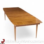 John Widdicomb Mid Century Walnut Expanding Dining Table with 3 Leaves This Table Measures: 68 Wide X 44 Deep X 29 Inches High, with a Chair Clearance of 25.5 Inches, Each Leaf Measures 18 Inches Wide, Making a Maximum Table Width of 122 Inches when All Three Leaves Are Utilized | Mid Century Modern Furniture - Mid Century Furniture Chicago John Widdicomb Mid Century Walnut Expanding Dining Table with 3 Leaves This Table Measures: 68 Wide X 44 Deep X 29 Inches High, with a Chair Clearance of 25.5 Inches, Each Leaf Measures 18 Inches Wide, Making a Maximum Table Width of 122 Inches when All Three Leaves Are Utilized
