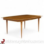 John Widdicomb Mid Century Walnut Expanding Dining Table with 3 Leaves This Table Measures: 68 Wide X 44 Deep X 29 Inches High, with a Chair Clearance of 25.5 Inches, Each Leaf Measures 18 Inches Wide, Making a Maximum Table Width of 122 Inches when All Three Leaves Are Utilized | Mid Century Modern Furniture - Mid Century Furniture Chicago John Widdicomb Mid Century Walnut Expanding Dining Table with 3 Leaves This Table Measures: 68 Wide X 44 Deep X 29 Inches High, with a Chair Clearance of 25.5 Inches, Each Leaf Measures 18 Inches Wide, Making a Maximum Table Width of 122 Inches when All Three Leaves Are Utilized