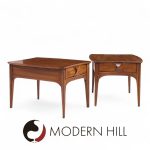 Kent Coffey Perspecta Mid Century Side Tables - Pair | Mid Century Modern Furniture - Mid Century Furniture Chicago Kent Coffey Perspecta Mid Century Side Tables - Pair