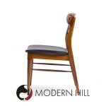 Lane Acclaim Mid Century Walnut Dining Chairs - Set of 6 | Mid Century Modern Furniture - Mid Century Furniture Chicago Lane Acclaim Mid Century Walnut Dining Chairs - Set of 6