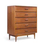 Lane Acclaim Mid Century Walnut Highboy Dresser | Mid Century Modern Furniture - Mid Century Furniture Chicago Lane Acclaim Mid Century Walnut Highboy Dresser
