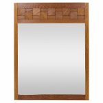 Lane Staccato Mid Century Oak Brutalist Mirror | Mid Century Modern Furniture - Mid Century Furniture Chicago Lane Staccato Mid Century Oak Brutalist Mirror