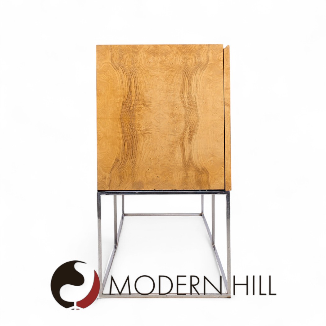 Milo Baughman for Thayer Coggin Mid Century Burlwood Credenza